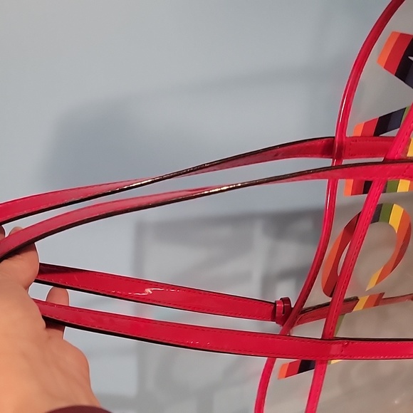 Michael Kors Large Graphic Logo Print PVC Tote Bag w/ custom insert - Picture 11 of 12